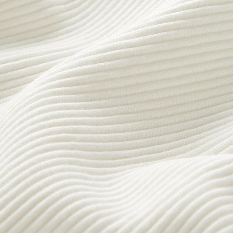 Žebrovaný otomanový žerzej jednobarevný – bílá,  image number 3