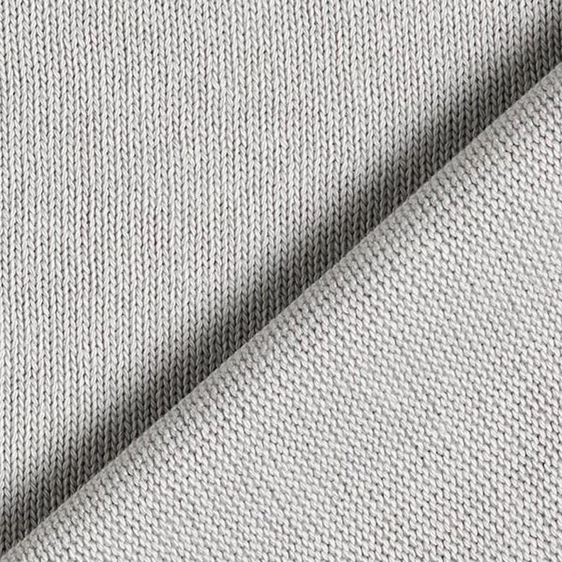 Bavlněná pletenina – světle šedá,  image number 3
