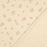 GOTS Žebrovan&yacute; žerzej Rozsypan&eacute; kv&iacute;tky | Poppy Fabrics &ndash; kremov&aacute;/srnč&iacute; hněd&aacute;,  thumbnail number 4