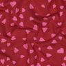 Letní teplákovina Srdíčka | Poppy Fabrics – tmavě červená/pink,  thumbnail number 2