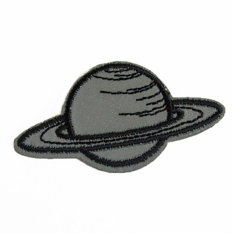Aplikace Reflexní planeta [ 6,9 x 3,6 cm ] – stříbrná,  image number 1