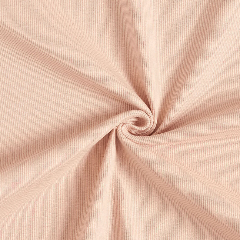 Jemné žebro Bavlněný žerzej – rose, image number 1