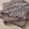 Mušelín / dvojitá mačkaná tkanina Leopardí vzor – rose/černá,  thumbnail number 5