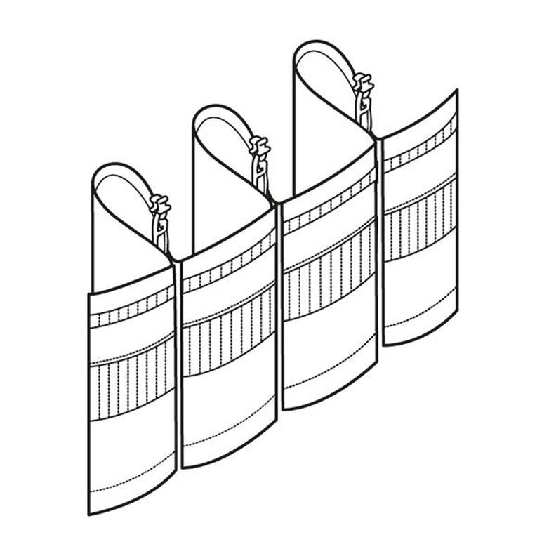 Řasicí páska 1x, 90 mm – transparentní | Gerster,  image number 5