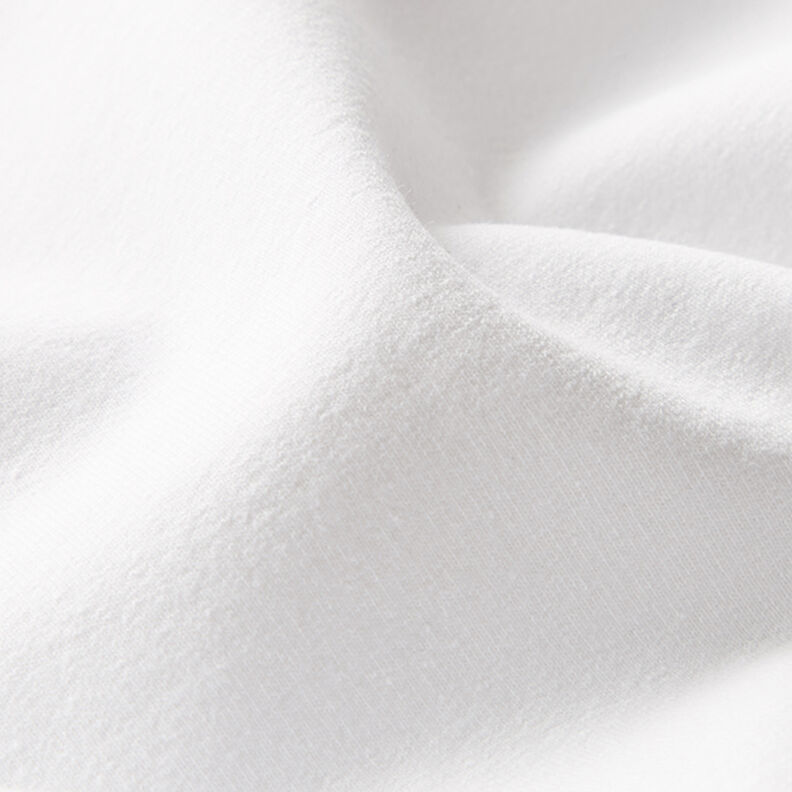 Recyklovaná teplákovina French Terry ze směsi s bavlnou – bílá,  image number 2