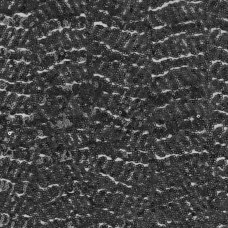 Tkanina Uni s mikro flitry – černá,  image number 1