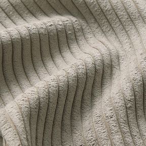 Čalounická látka Měkký manšestr – taupe (šedohnědá), 