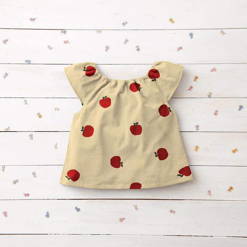 D?tsk&yacute; man&scaron;estr Jablka &ndash; vln?n&aacute; b&iacute;l&aacute;/?erven&aacute;,  image number 5