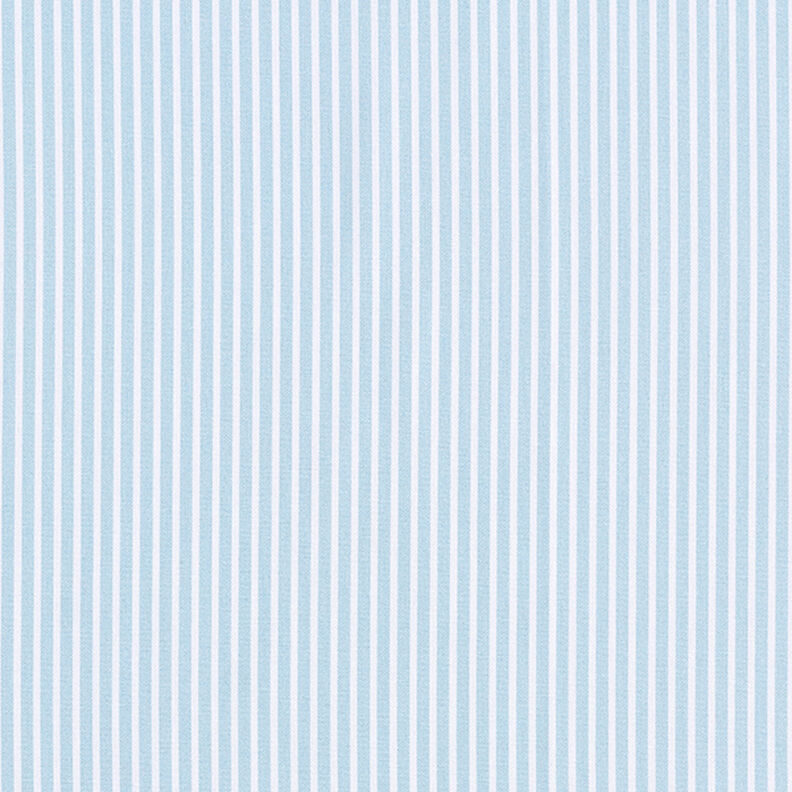 Bavlněný popelín Proužky – světle modra/bílá,  image number 1
