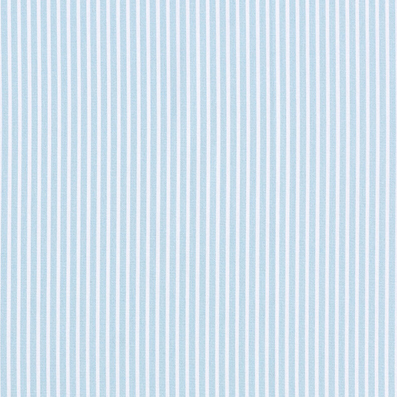 Bavlněný popelín Proužky – světle modra/bílá,  image number 1