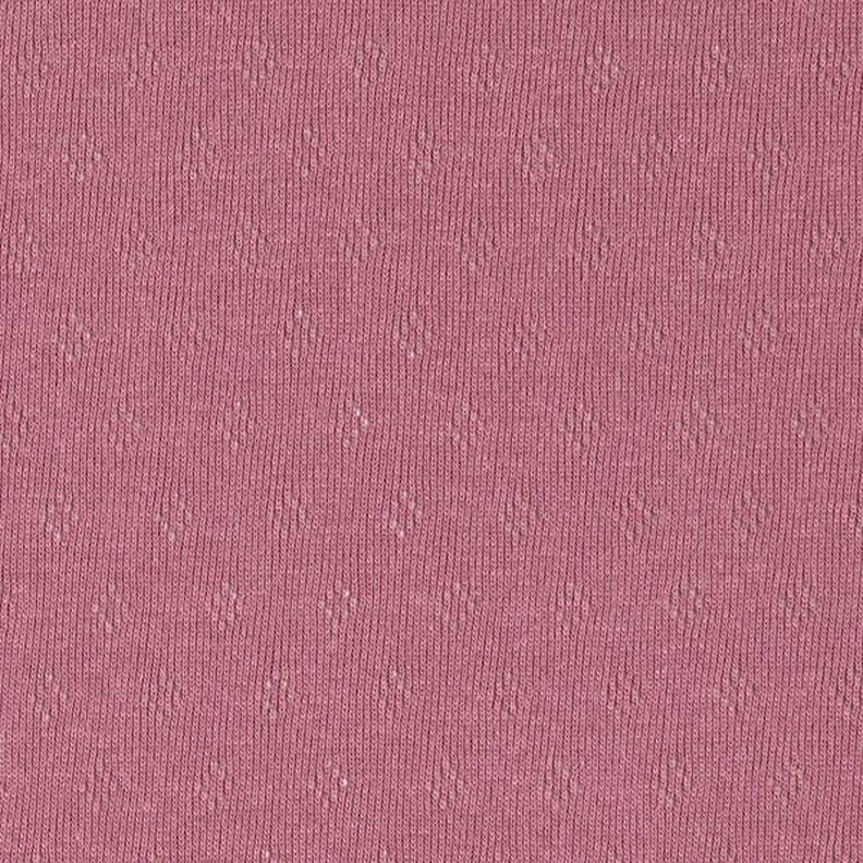 Žerzej z jemného úpletu s dírkovaným vzorem – pastelově fialová,  image number 3