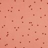Žebrovaný žerzej Rozptýlená srdce | Poppy Fabrics – lososová/tmavě červená,  thumbnail number 1