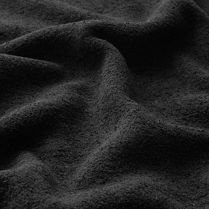 Bavlna Teplákovina Terry Fleece – černá,  image number 2
