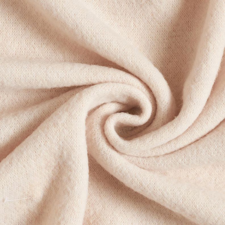 Vlněný fleece z čisté ovčí vlny Jednobarevné provedení – vlněná bílá, image number 1