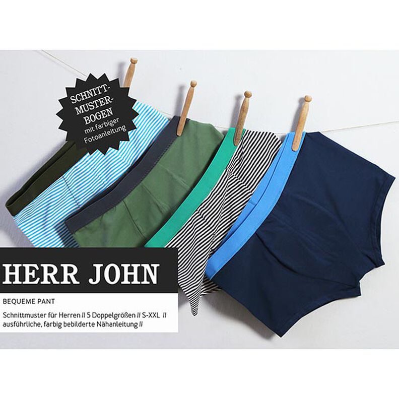 HERR JOHN Pohodlné pánské kalhoty | Studio Schnittreif | S-XXL,  image number 1