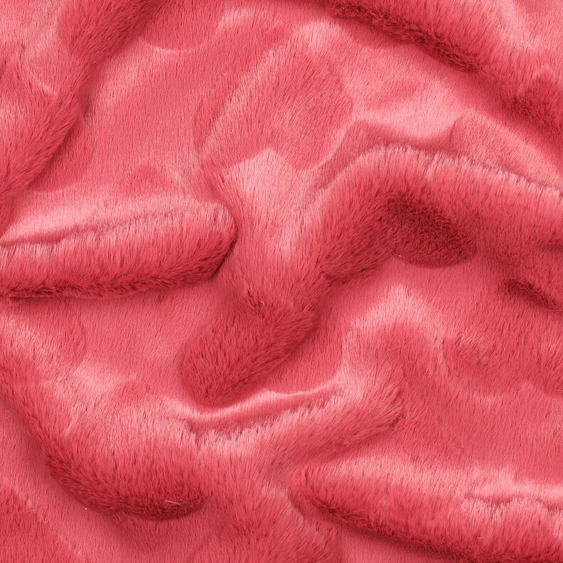 Umělá kožešina Srdíčka | Poppy Fabrics – slézová, image number 2