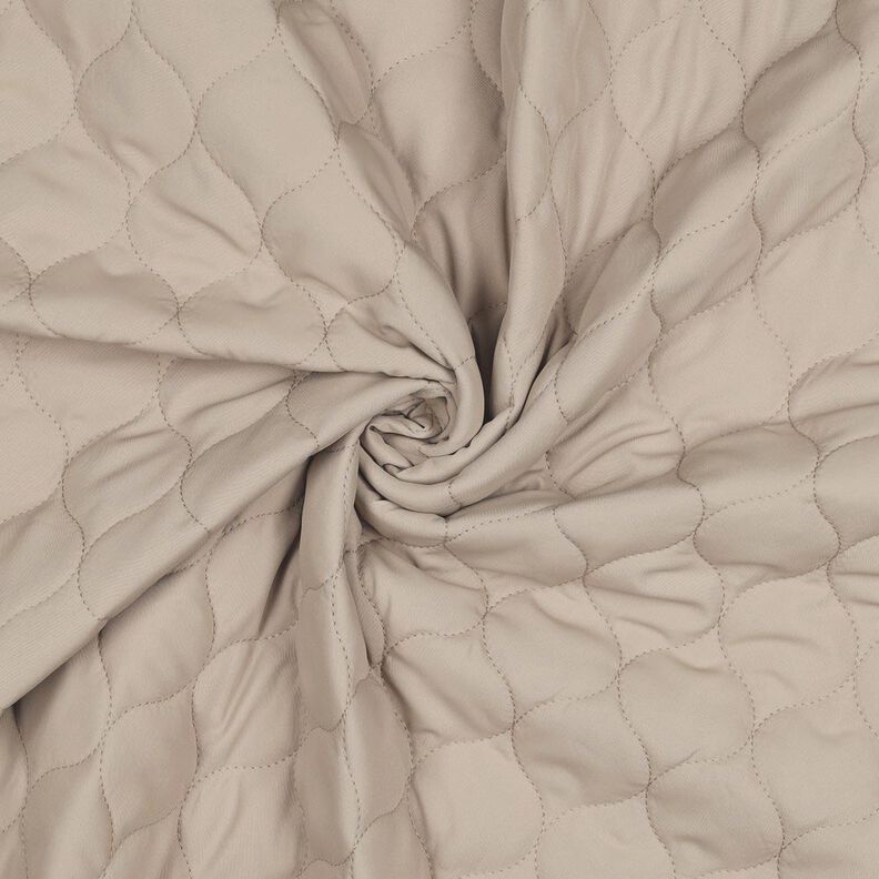 Prošívaná látka Kruhový vzor | Poppy Fabrics – tmavě béžová,  image number 3