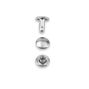 Duté nýty, upínací rozsah 3-4 mm [25 kusů | Ø 7,5 mm] | Prym – stříbrná kovový, 