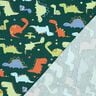 Letní teplákovina Dinosauři | Poppy Fabrics – modrá jedle/světle zelená,  thumbnail number 4