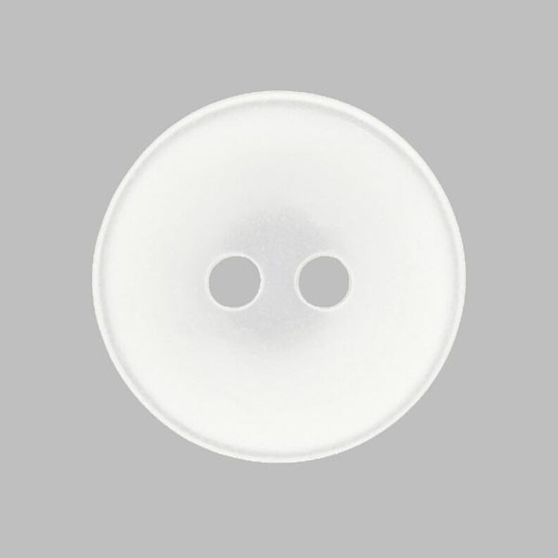 Plastový knoflík jednobarevný - bílá,  image number 1