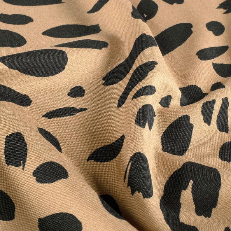 Romanit žerzej Leopardí potisk – mocca/černá, image number 2