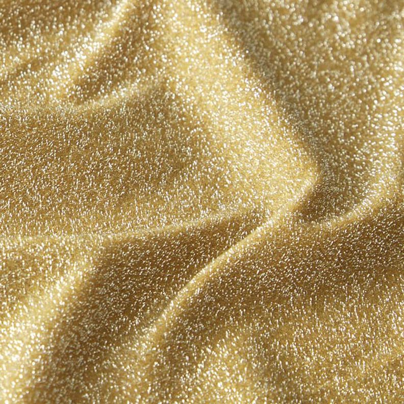 Žerzejová látka s třpytkami Glamour – hořčicove žlutá,  image number 2