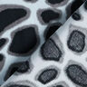 Viskózová látka Leopardí vzor – světle modra/černá,  thumbnail number 4