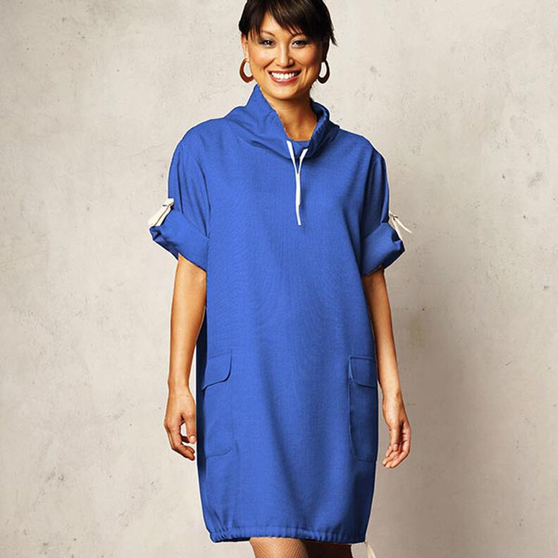 Lehké francouzské froté jednobarevné – královská modr,  image number 9