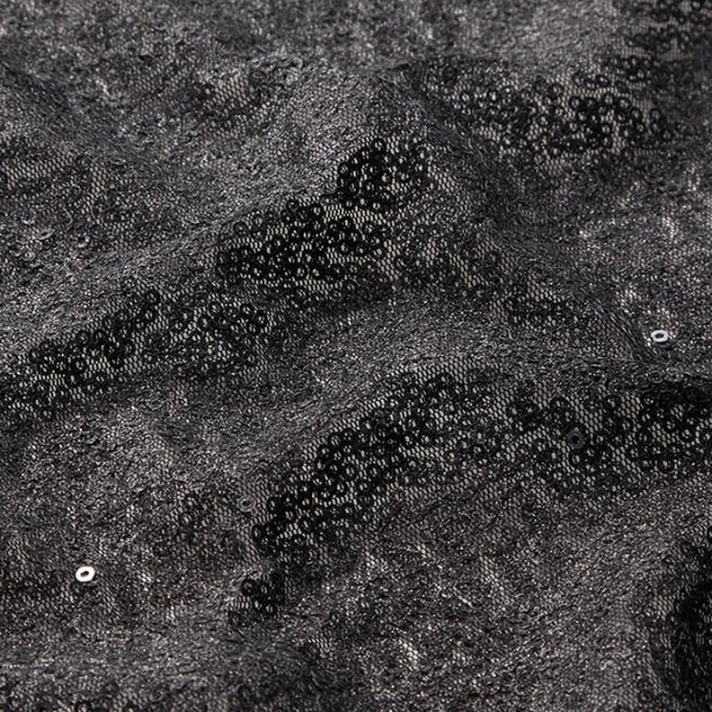 Flitrová látka s hadím vzorem – černá,  image number 2