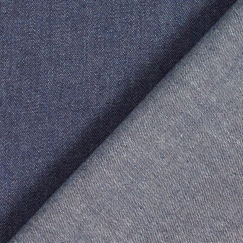 Bavlněné šambré ve vzhledu džínoviny – noční modrá,  image number 3