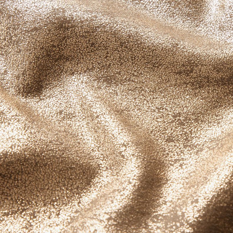 Elastický samet metalický – bronzová,  image number 3