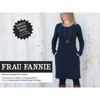 FRAU FANNIE – univerzální teplákové šaty, Studio Schnittreif  | XS -  XL, 