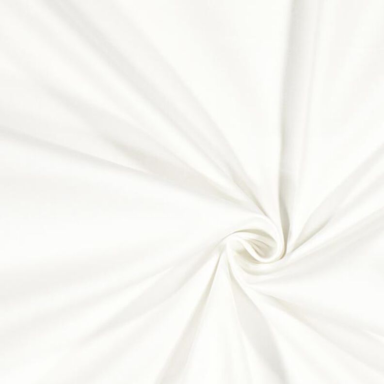 Strečový bavlněný satén – bílá,  image number 1