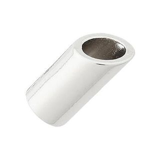 Koncovka na šňůrky [ Ø 5 mm ] – stříbrná kovový, 