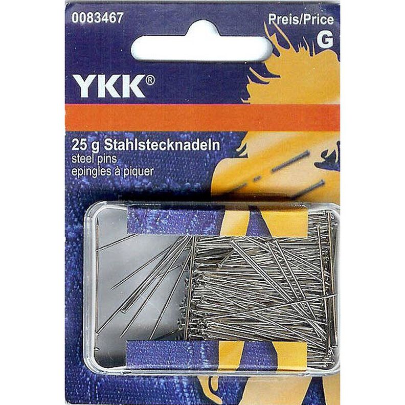Ocelové špendlíky [25 g] | YKK,  image number 1