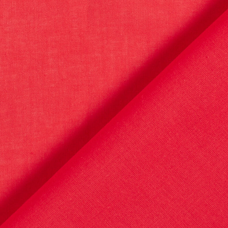Bavlněný batist jednobarevný – červená,  image number 3
