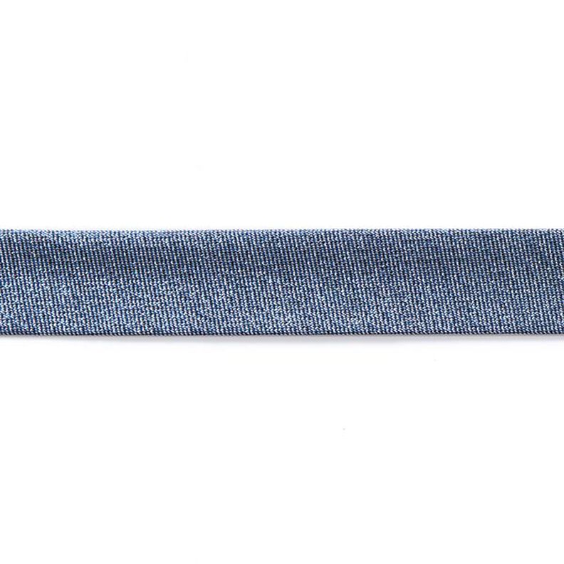 Šikmý proužek Metalický [20 mm] – noční modrá,  image number 2