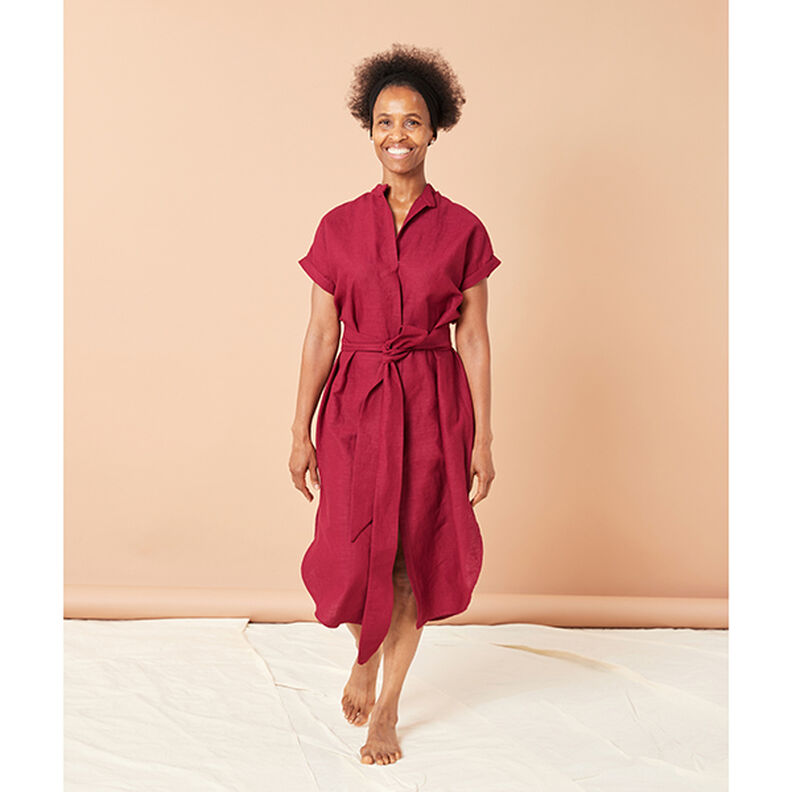 Lněn&aacute; l&aacute;tka Ramie mix medium &ndash; taupe (&scaron;edohněd&aacute;),  image number 8