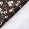 Bavlněný žerzej Vzor millefleurs (drobné kvítky) – černohnědá,  thumbnail number 4