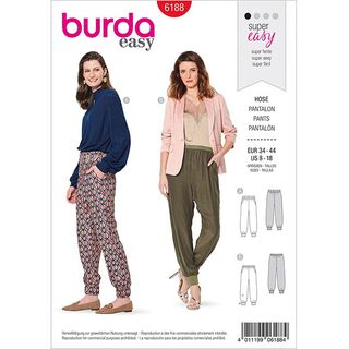 Kalhoty, Burda 6188 | 34-44, 