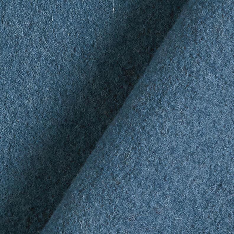 Valchovaný vlněný loden – džínově modrá,  image number 3