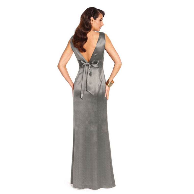Stretch Satin – stříbrná kovový, image number 5