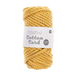 Creative Cotton Cord [5mm] | Rico Design – hořčicove žlutá, 