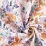 Vaflové piké Akvarelové květiny | Poppy Fabrics – bílá/levandulová,  thumbnail number 3