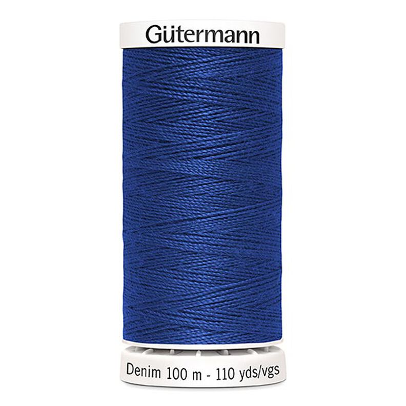 Džínová nit [6756] | 100 m | Gütermann – královská modr,  image number 1
