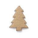 Aplikace Plsť Vánoční stromek [4 cm] – béžová, 