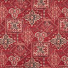 Dekorační látka Polopanama Koberec Kilim – karmínově červená,  thumbnail number 1