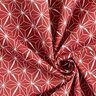 Povrstvená bavlna Grafické hvězdy – karmínově červená/bílá,  thumbnail number 4