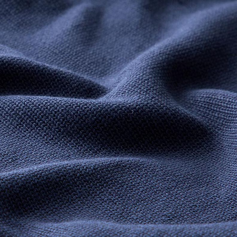 Bavlněná pletenina – namornicka modr,  image number 2