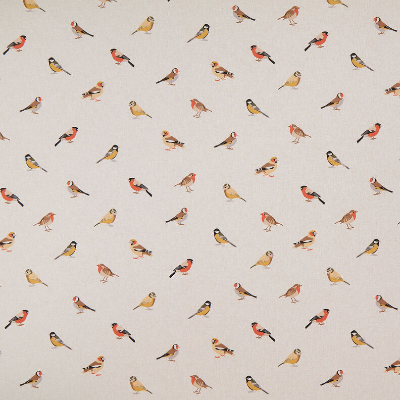 Dekoračn&iacute; l&aacute;tka Polopanama Drobn&iacute; zahradn&iacute; pt&aacute;ci &ndash; př&iacute;rodni,  image number 1